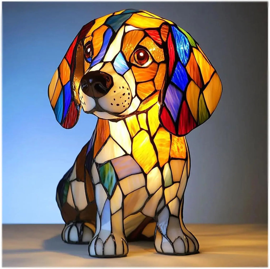 Dog Decorative Table Lamp - Colorful Ambient LED Light - Type 10