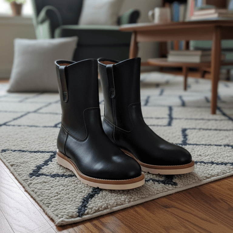 Men's Engineer Boots - Black
