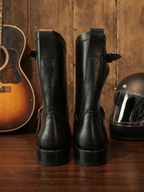 Men's Engineer Boots - Horween Black+Burgundy