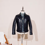 Men's Leather Jacket - Black Horsehide