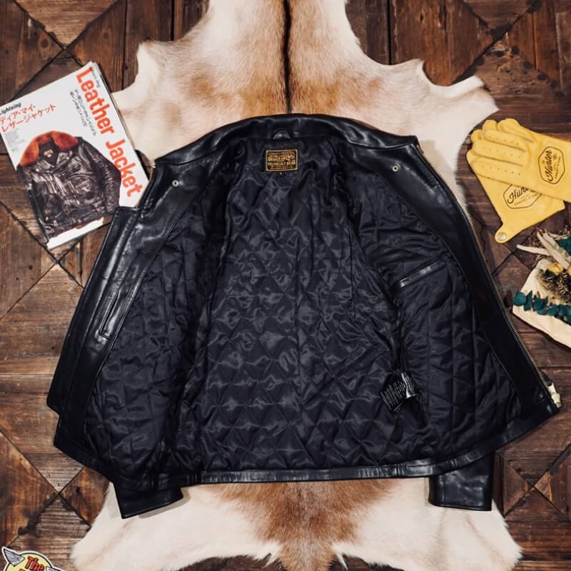 Men's Leather Jacket - Black