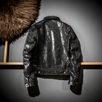 Men's Leather Jacket - Black