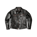 Men's Storm Rider Leather Jacket, Teacore Cowhide - Black
