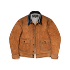 Men's Suede Ranch Jacket, Tobacco - Tobacco Brown