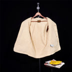 Men's Leather Jacket - Yellow Brown