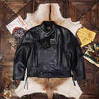 Men's Leather Jacket - Black