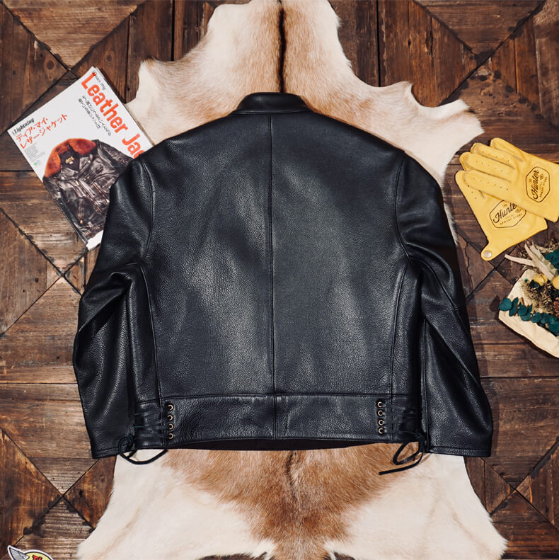 Men's Leather Jacket - Black