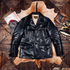 Men's Leather Jacket - Black