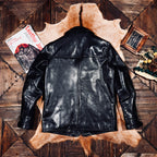 Men's Leather Jacket - Black