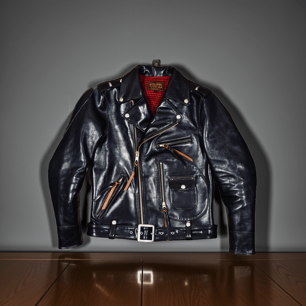 Men's Leather Jacket - XL