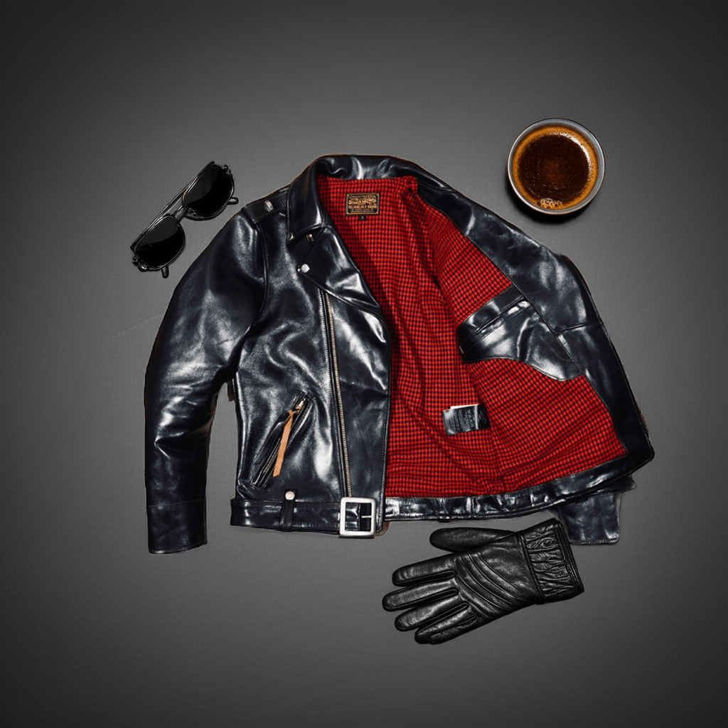 Men's Leather Jacket - XL