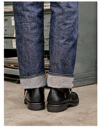 Men's Engineer Boots - Black Teacore Cowhide