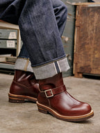 Men's Engineer Boots - Black Cowhide