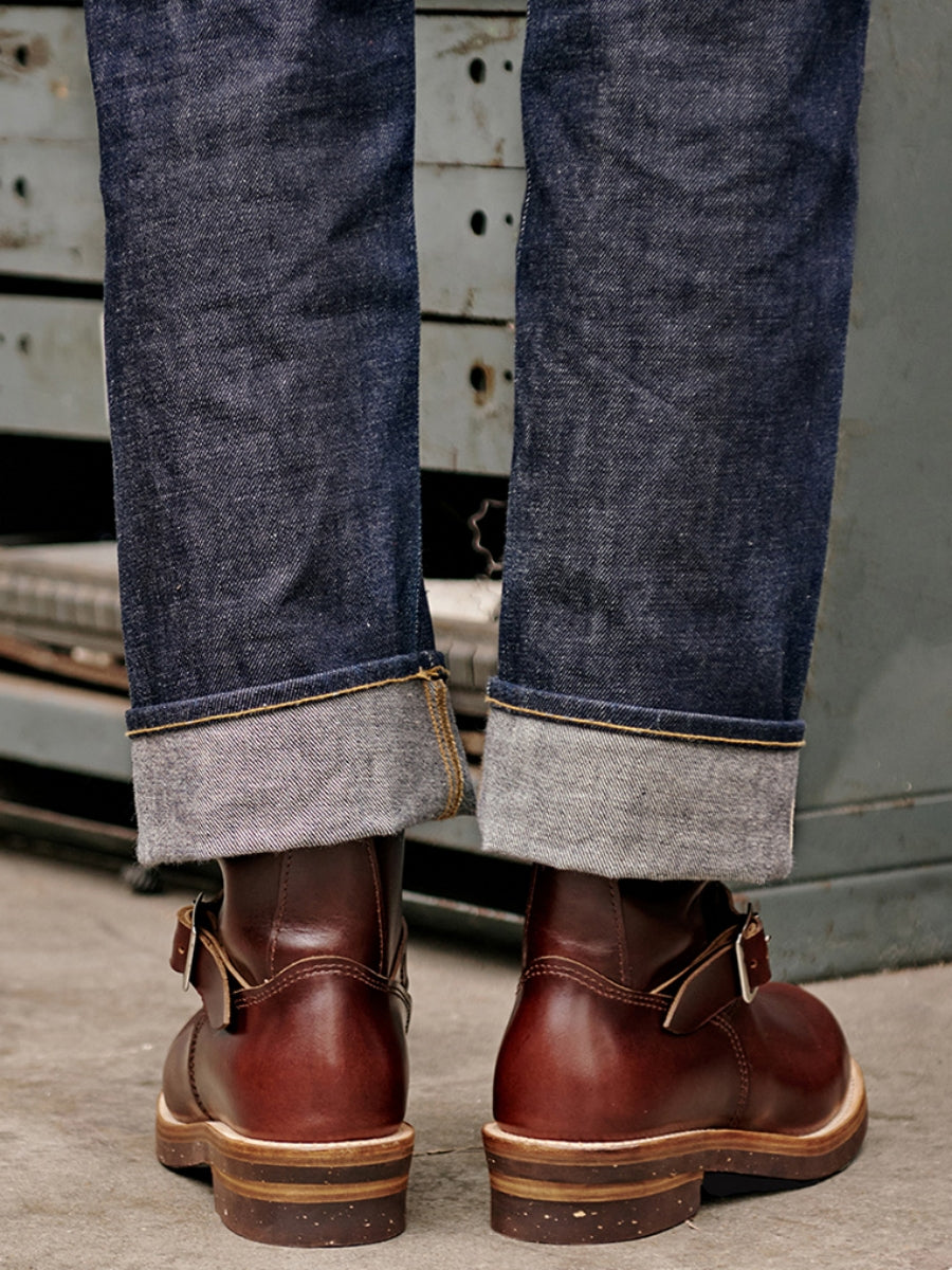 Men's Engineer Boots - Black Cowhide