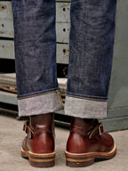 Men's Engineer Boots - Black Cowhide