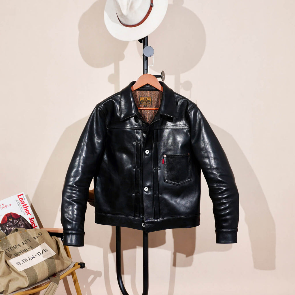 Men's Leather Jacket - Black