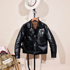 Men's Leather Jacket - Black