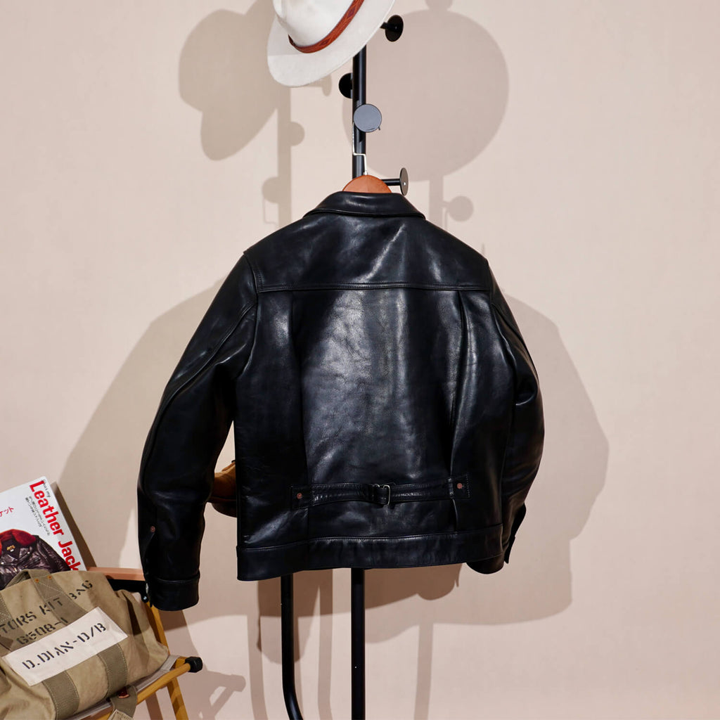 Men's Leather Jacket - Black