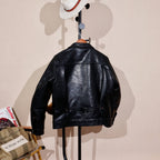 Men's Leather Jacket - Black