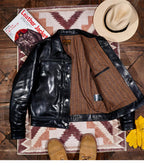 Men's Leather Jacket - Black