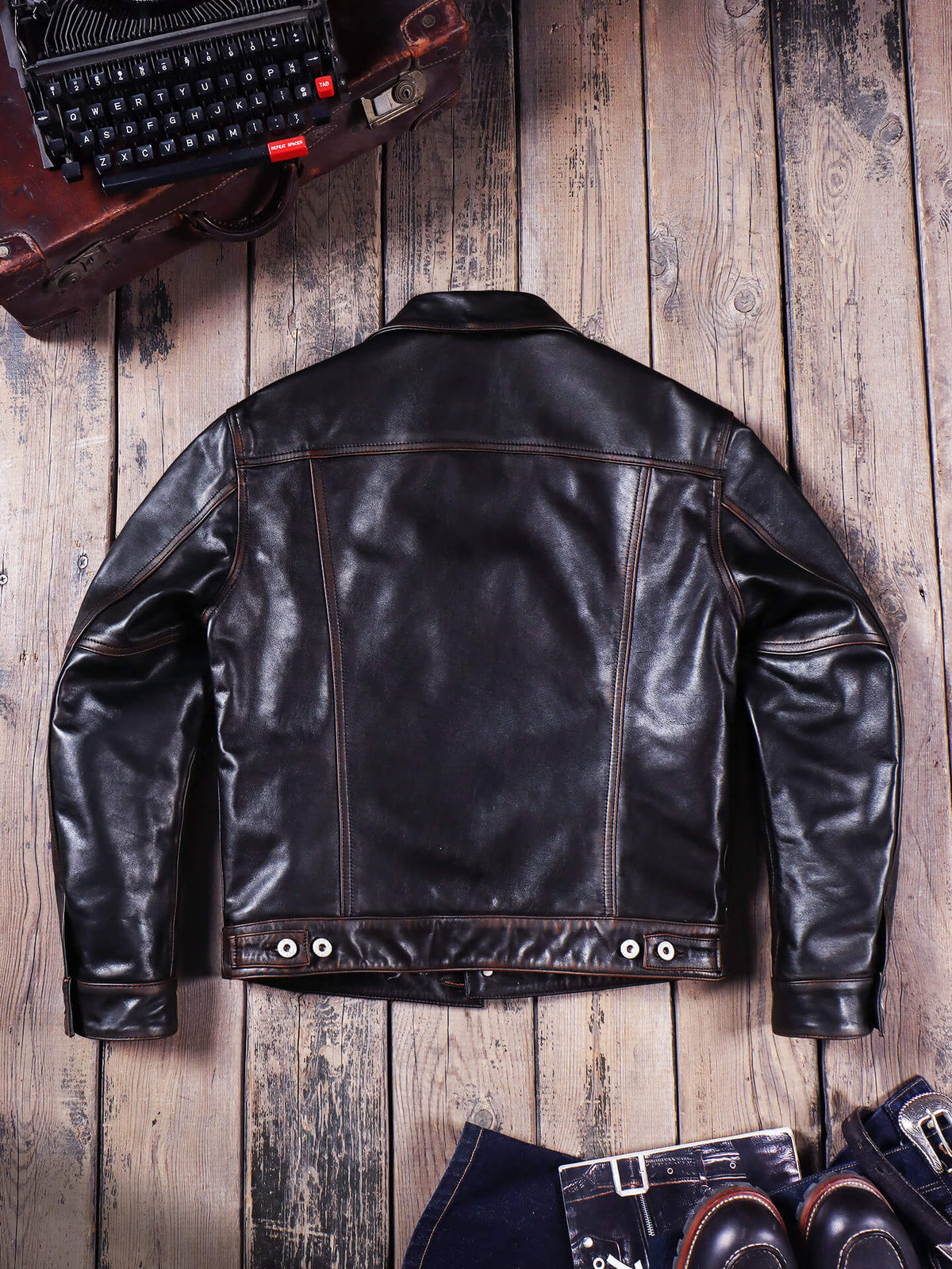 Men's Leather Jacket - Teacore