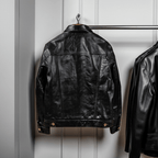 Men's Leather Jacket - Black