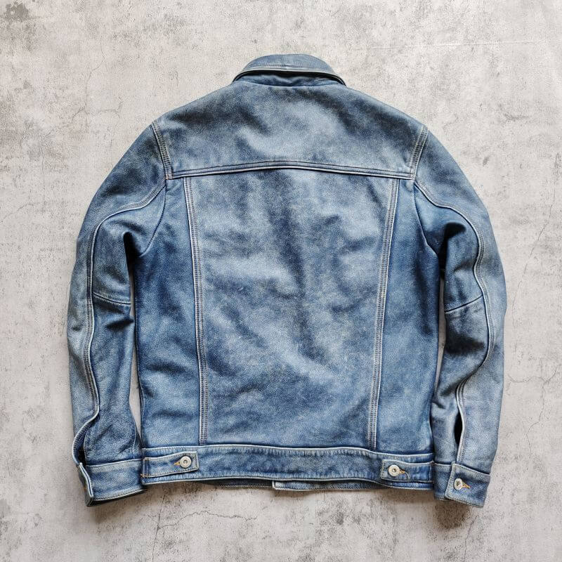 Men's Leather Jacket - XL