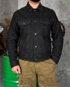 Men's Leather Jacket - Black
