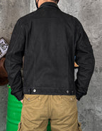 Men's Leather Jacket - Black