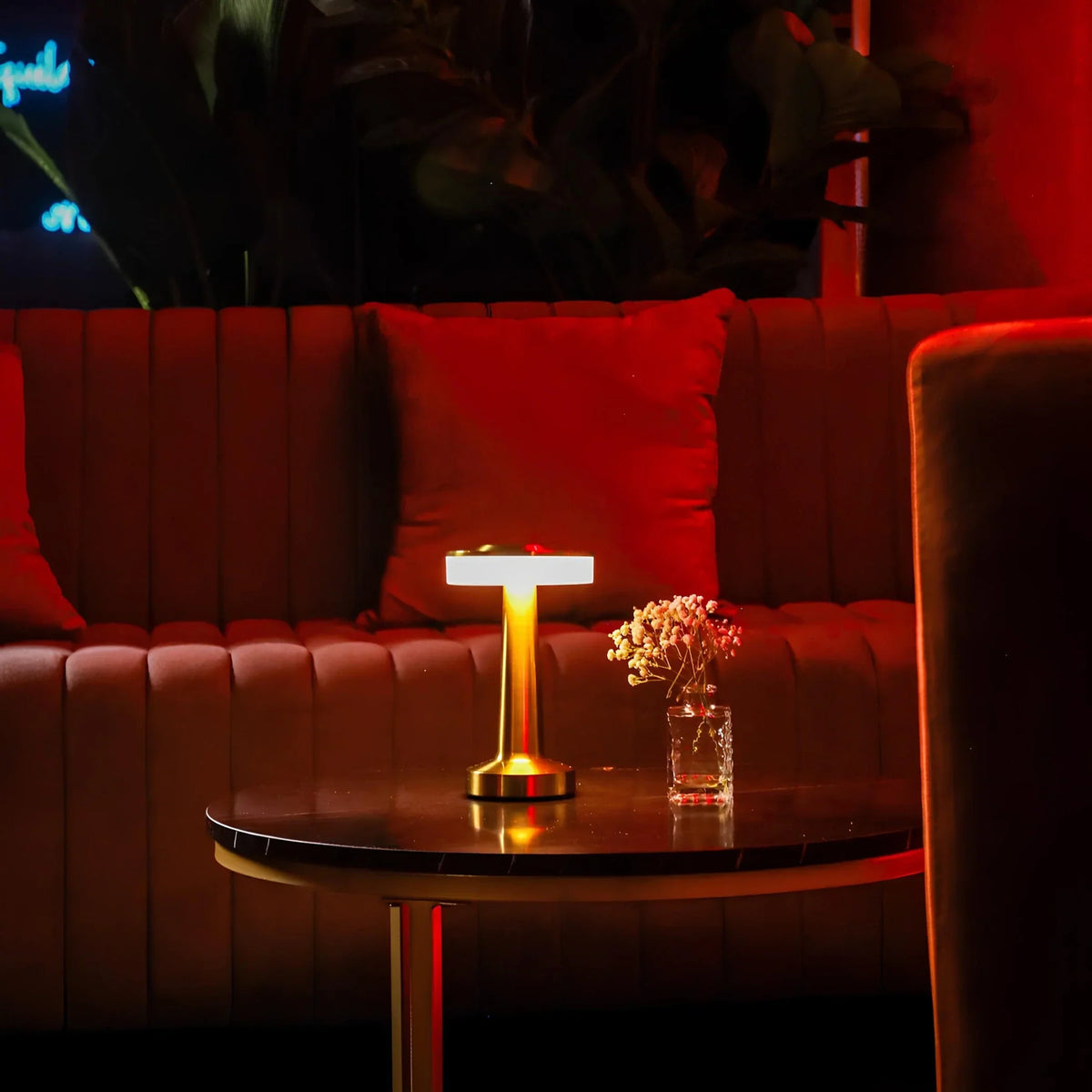 Portable Dimmable Table Lamp - Elegant Retro Design