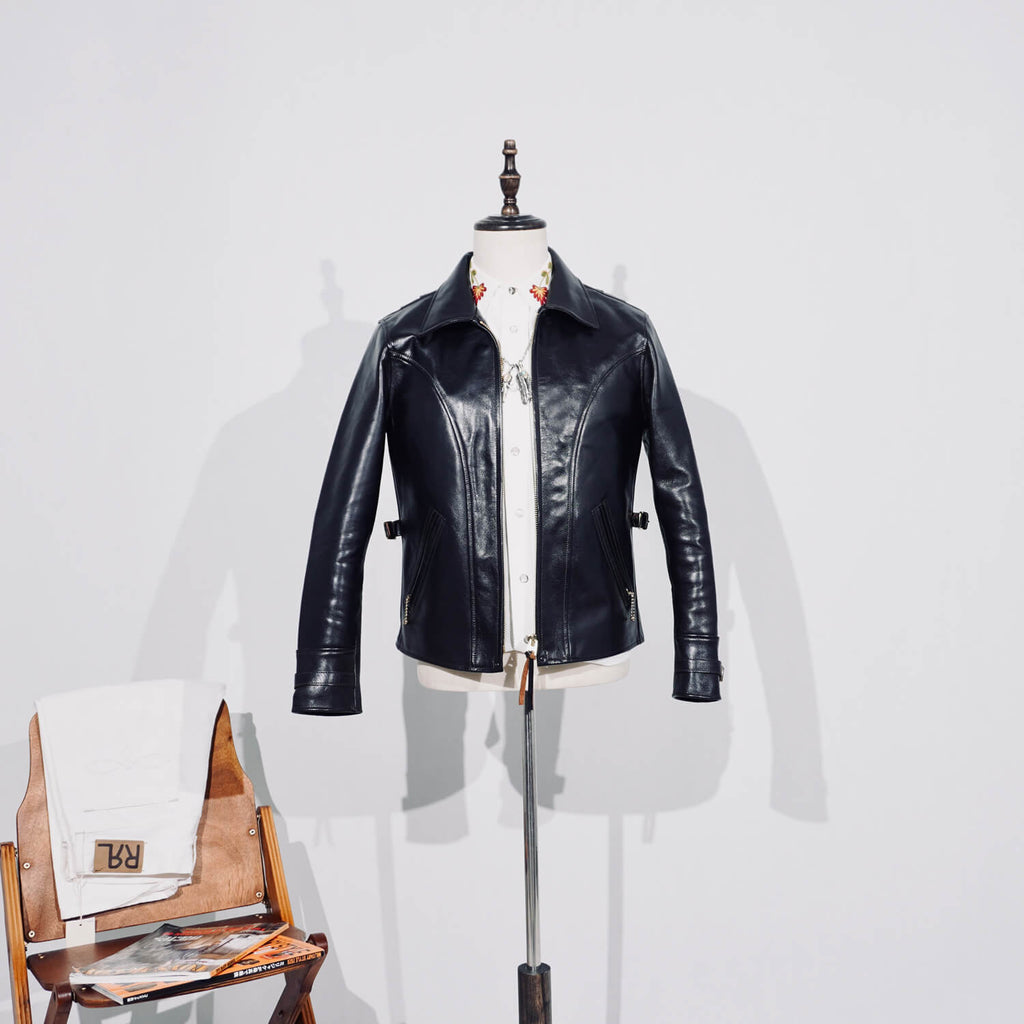 Men's Leather Jacket - Black