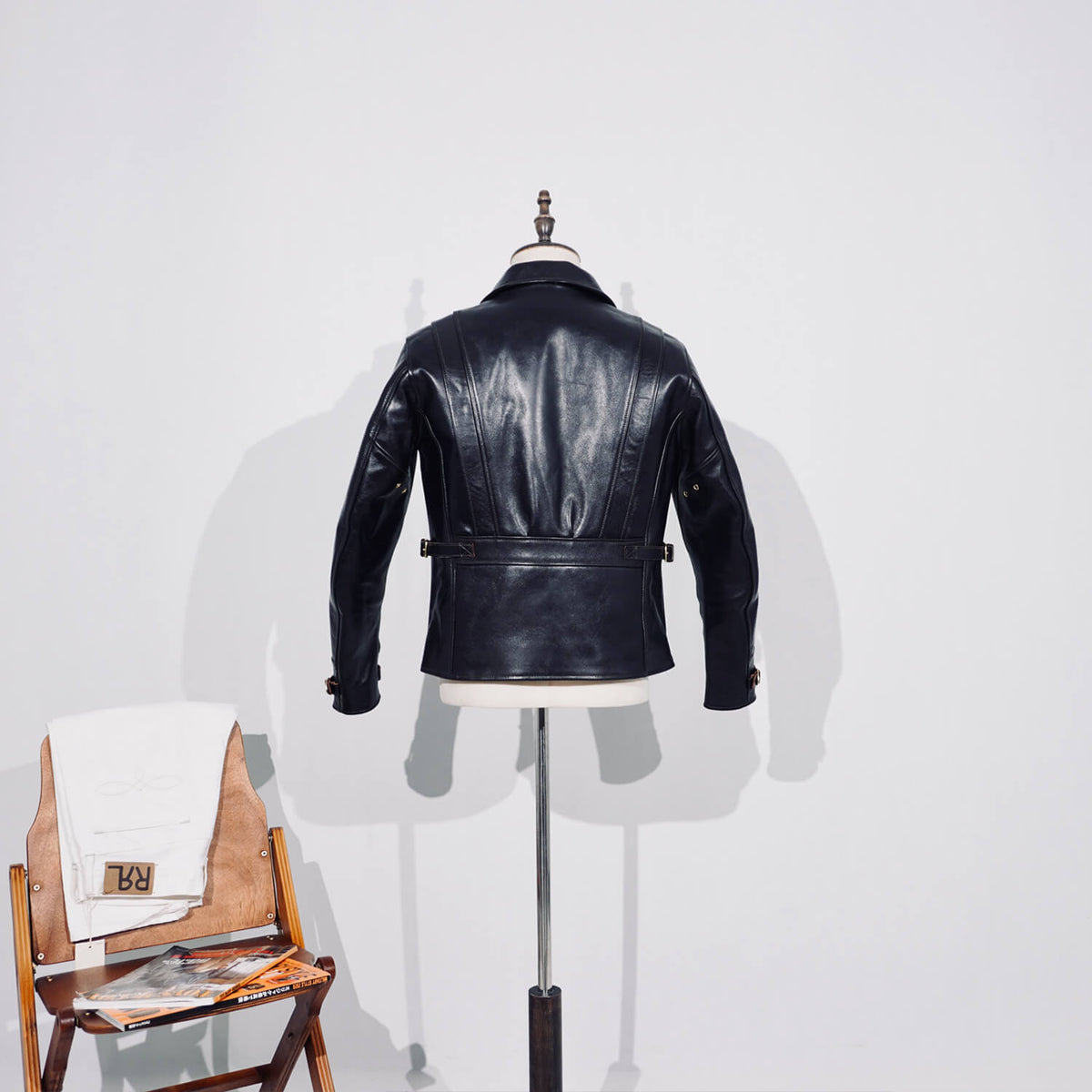 Men's Leather Jacket - Black