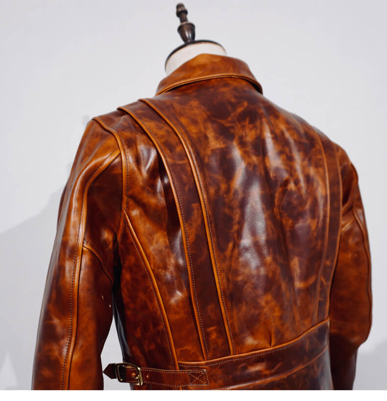 Men's Leather Jacket - Black