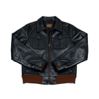 Men's Field Leather Jacket - Black