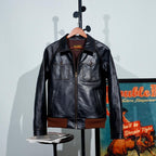 Men's Leather Jacket - Black