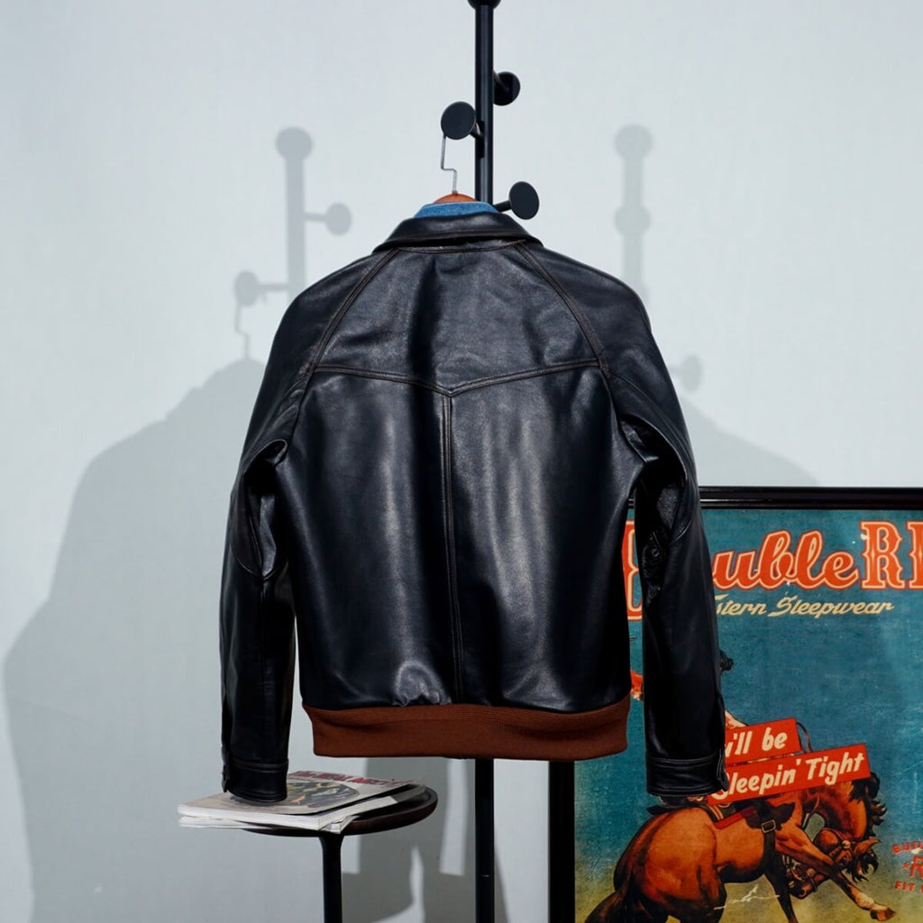 Men's Leather Jacket - Black