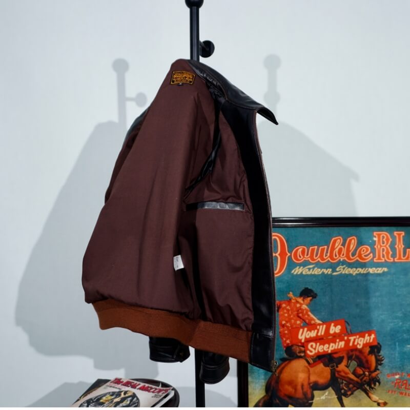 Men's Leather Jacket - Black