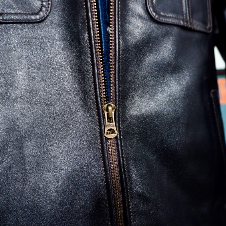 Men's Leather Jacket - Black