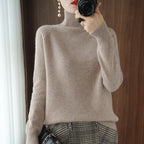Women's Karolina Classic-cut turtleneck sweater - Ivory