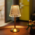 Cordless LED Table Lamp - Touch Control Ambient Lighting - Vintage
