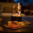 Everlasting Flame Oil Lamp - Glass Cylinder with Classic Glow