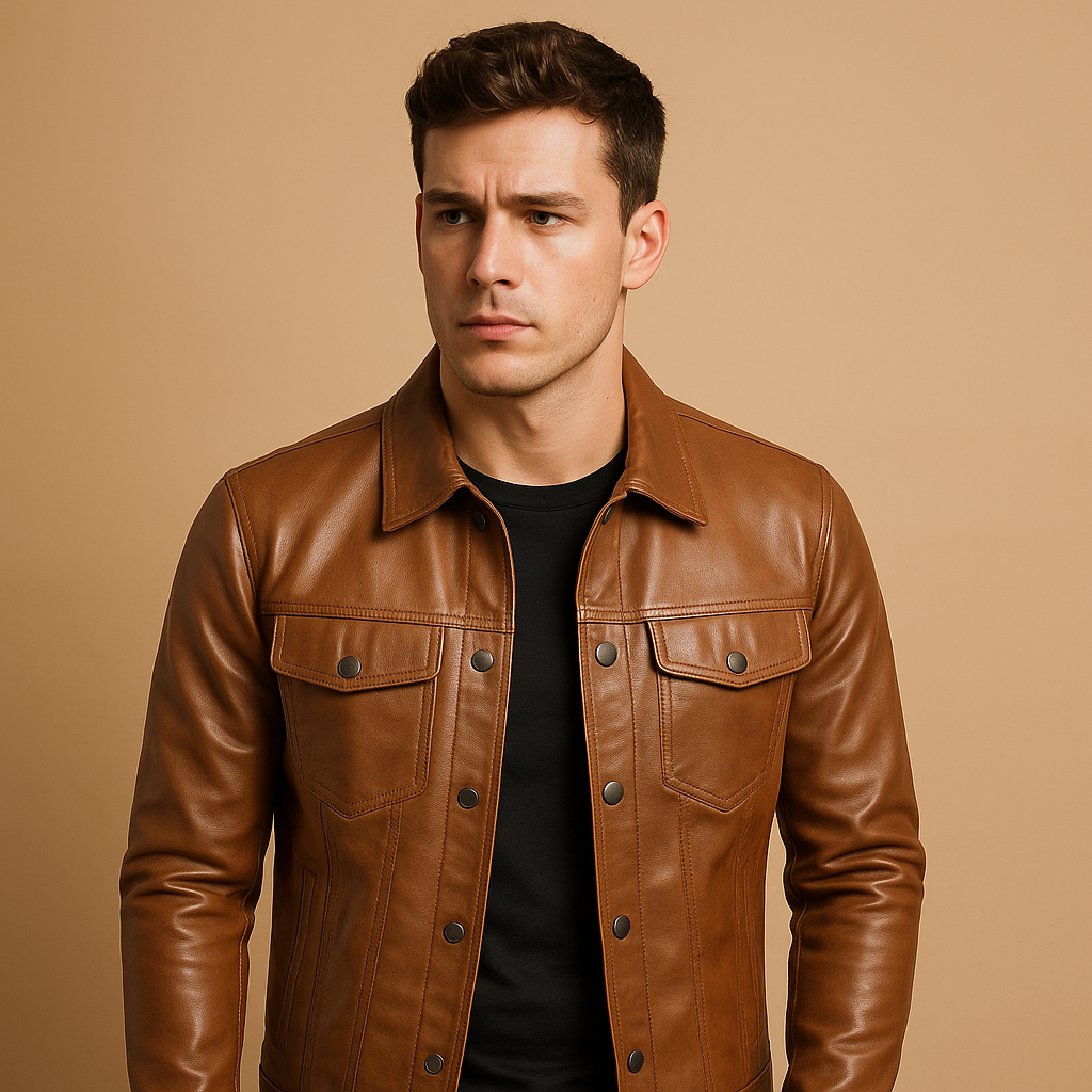 Sleek Slim-Fit Biker Jacket
