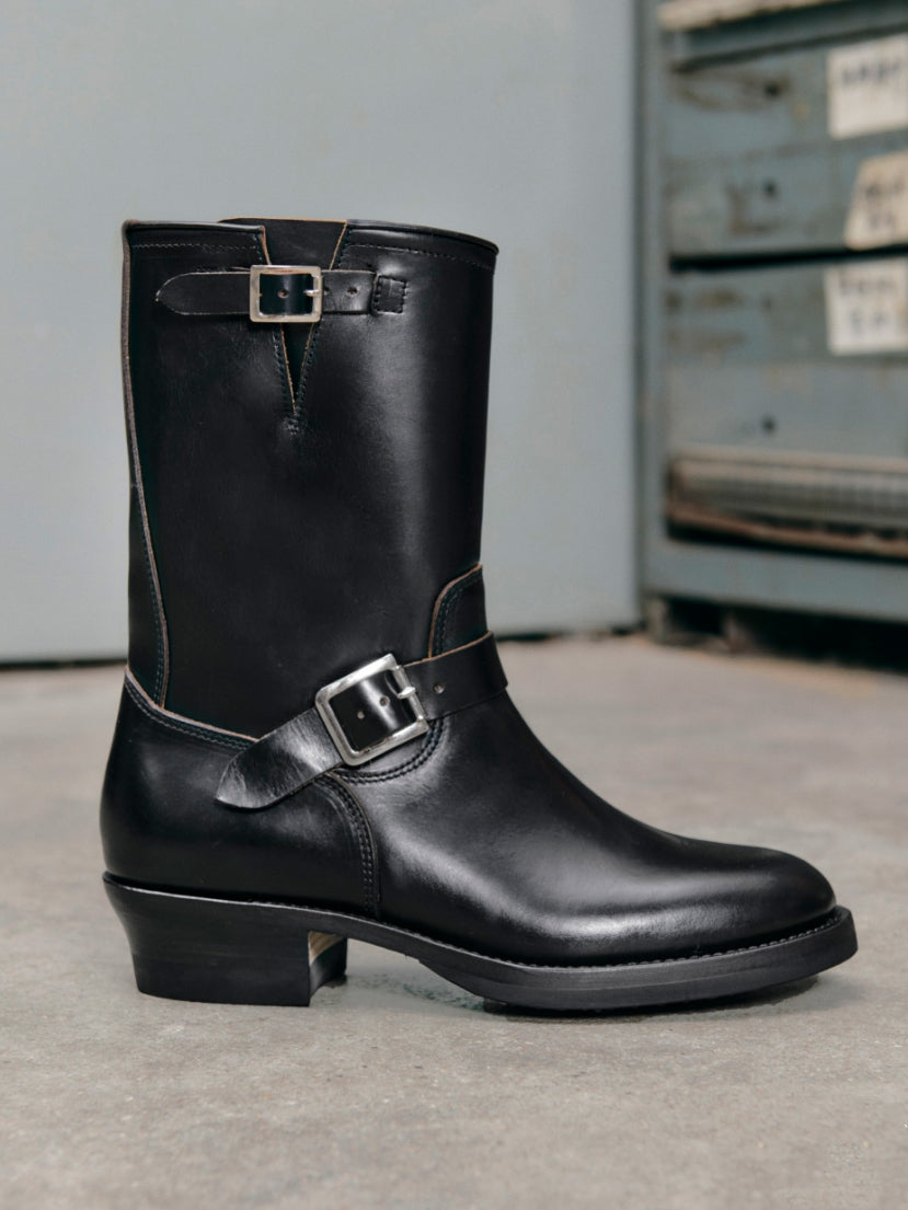 Men's Engineer Boots - Dark Brown Teacore Leather