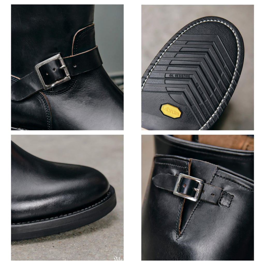 Men's Engineer Boots - Dark Brown Teacore Leather