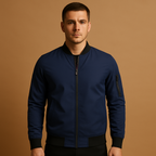 Classic Zip-Up Bomber Jacket – Timeless Style & Everyday Comfort