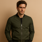 Classic Zip-Up Bomber Jacket – Timeless Style & Everyday Comfort
