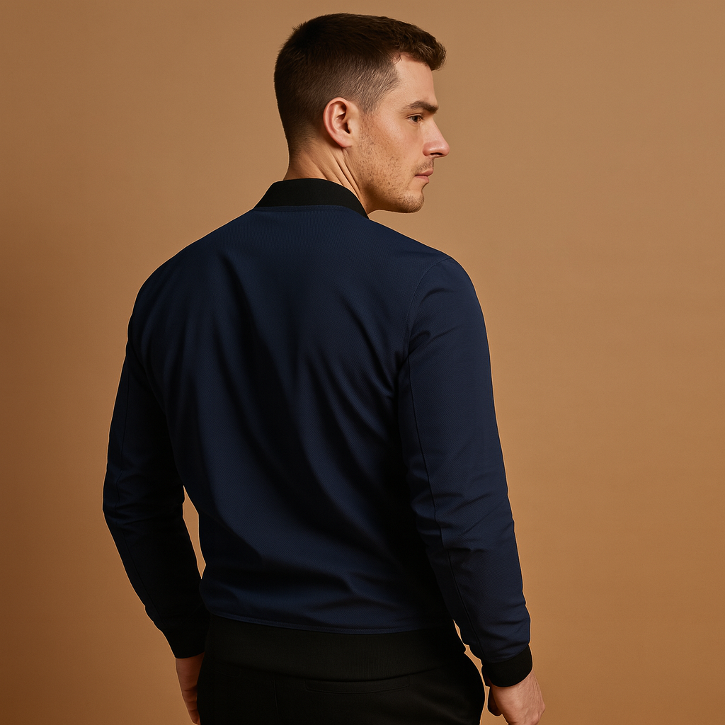 Classic Zip-Up Bomber Jacket – Timeless Style & Everyday Comfort