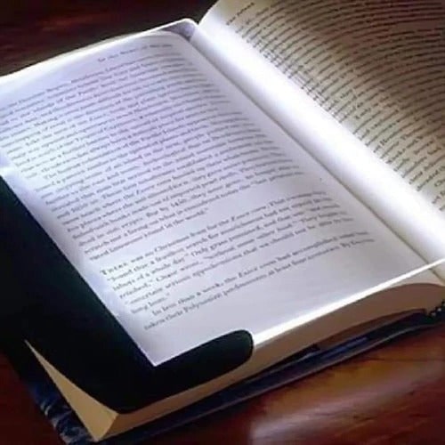 Flat Panel Book Light - Portable LED Reading Lamp