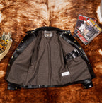Men's Leather Jacket - Black