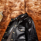 Men's Leather Jacket - Black